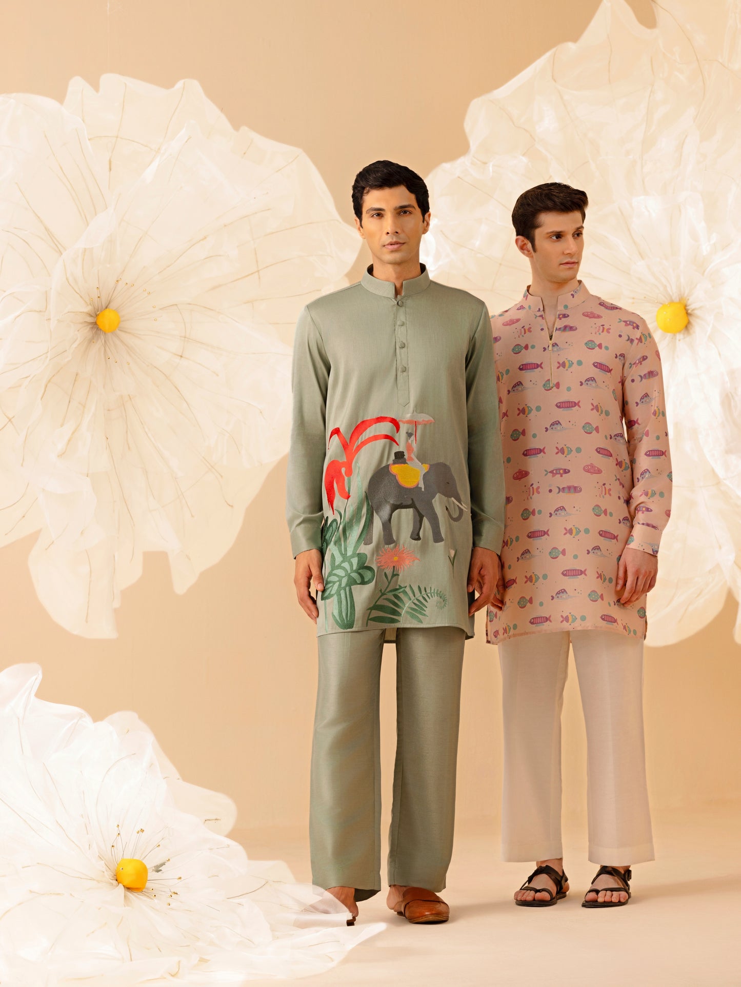 Baghban - Silk Embroidery Kurta Set
