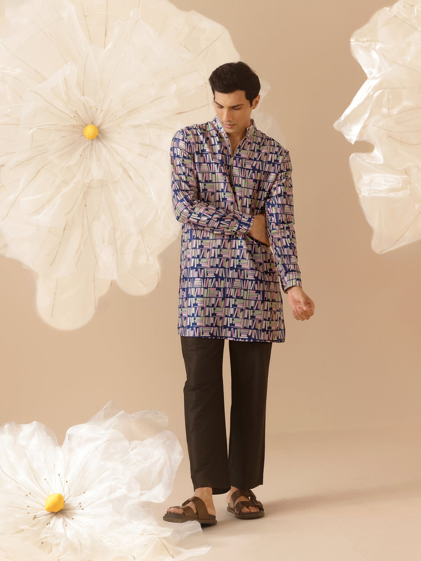 Midnight Library - Silk Kurta