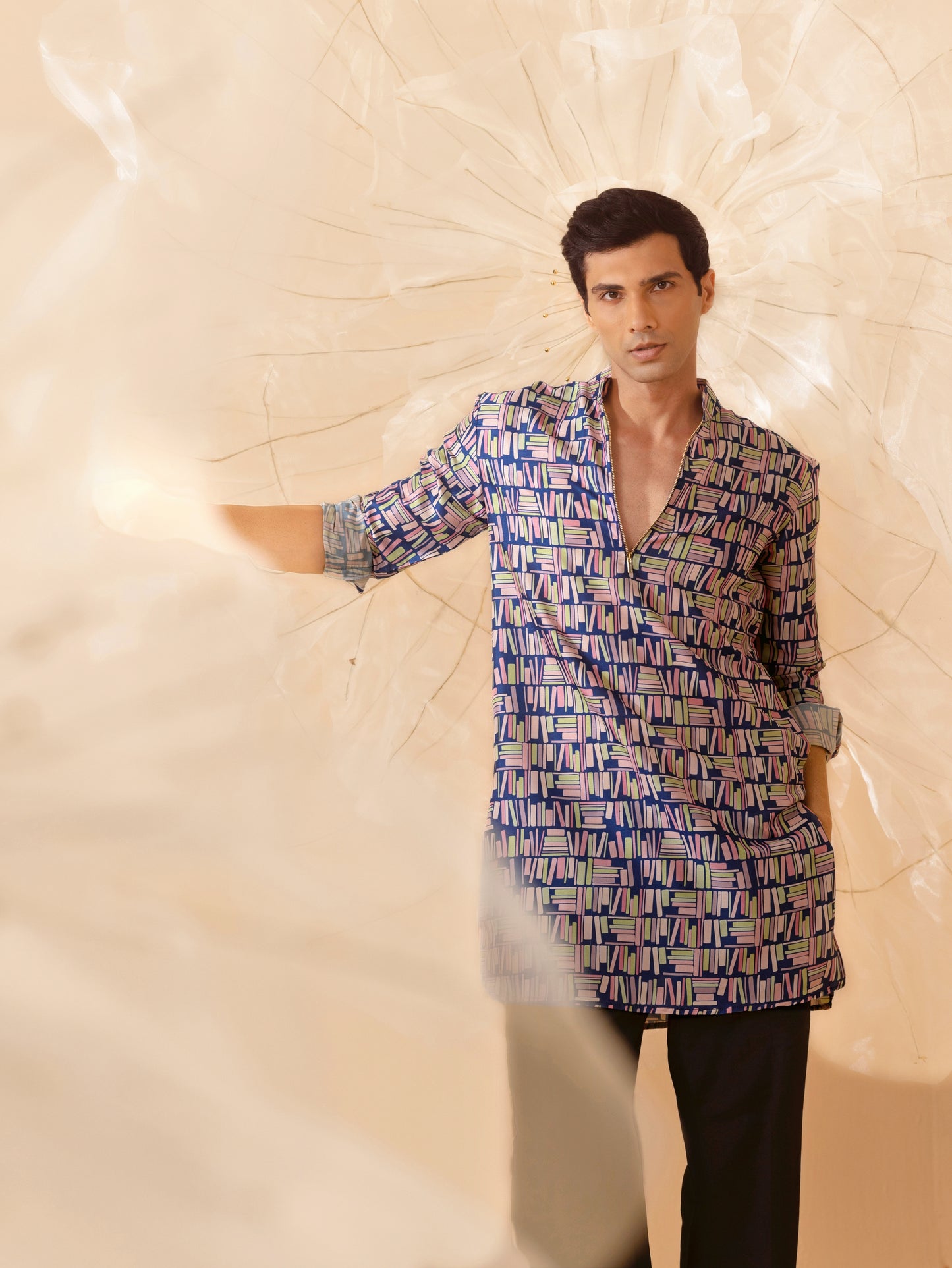 Midnight Library - Silk Kurta