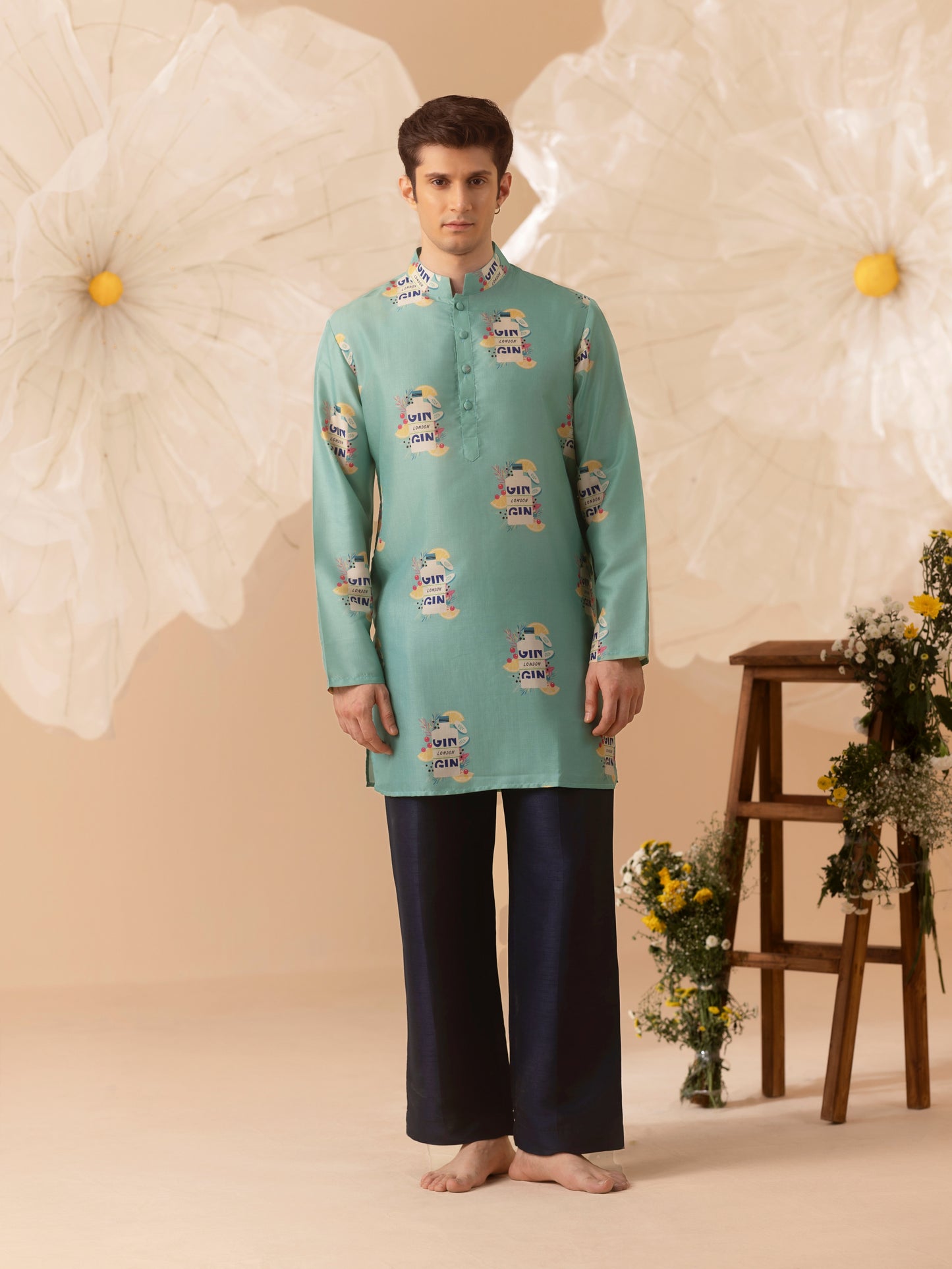 Happy Pour - Silk Kurta
