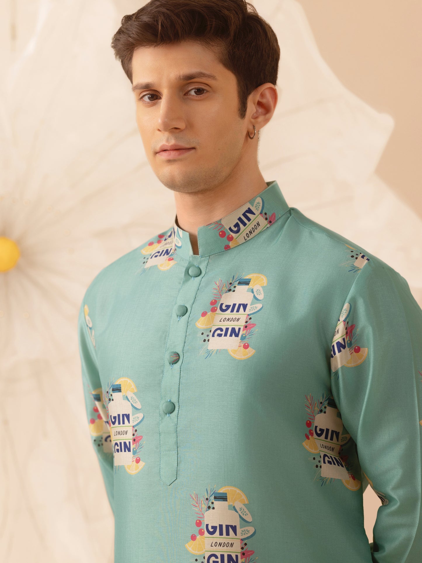 Happy Pour - Silk Kurta