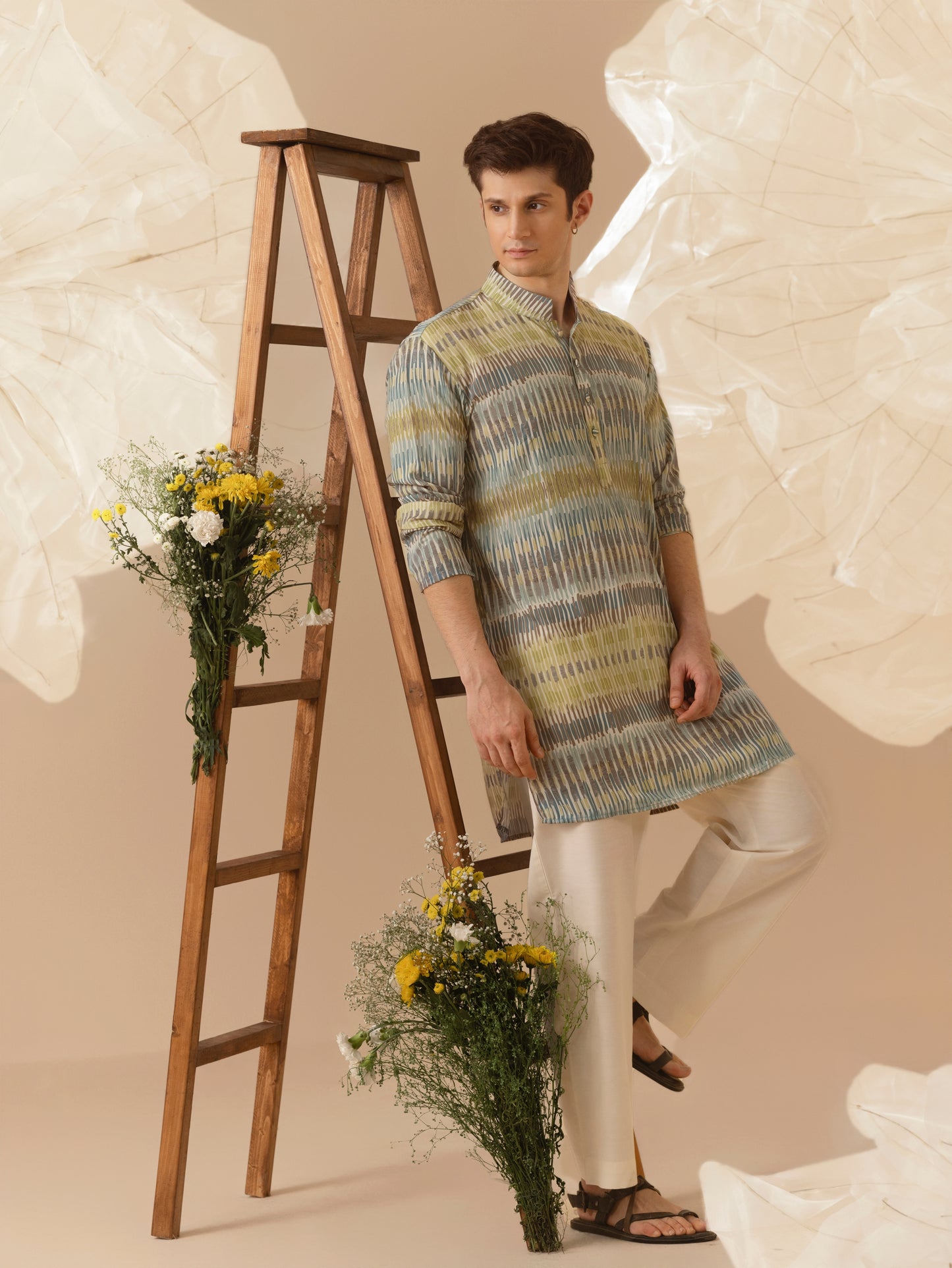 Earthen Hues - Silk Kurta