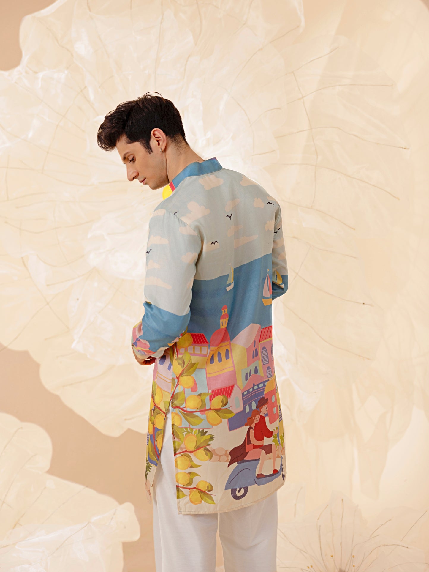 Coastal Ride - Silk Kurta