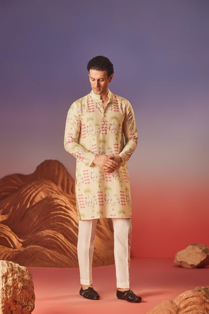 Pichwai Tales - Silk Kurta