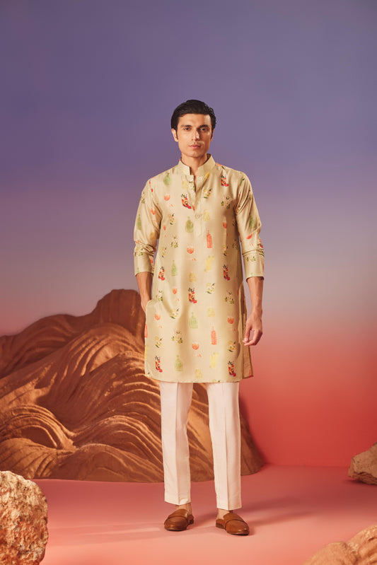 Cocktail Hour - Silk Kurta