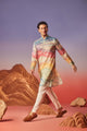 Wave Of Colors - Silk Kurta