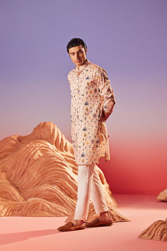 Circus Flair - Silk Kurta