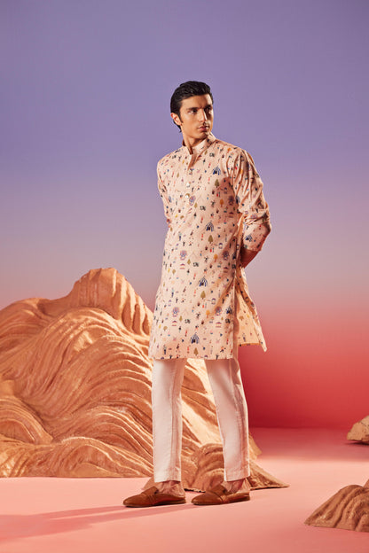 Circus Flair - Silk Kurta