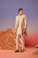 Elaan Long Jacket - Silk Embroidery Indo Western Set