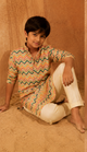 Spring Day -  Printed Silk kurta Set For Kids