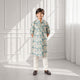 House by the sea - Silk Kurta Set For Kids