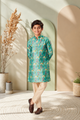 Noor Mahal Silk - Kurta Set For Kids