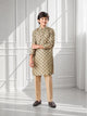 Green Blush - Silk Kurta  Set For Kids