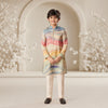 Wave Of Colors - Silk Kurta Set For Kids