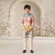 Wave Of Colors - Silk Kurta Set For Kids
