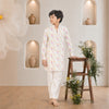 Sunny Side Silk Kurta - Set For Kids