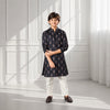 Midnight blossom - Silk Kurta Set For Kids