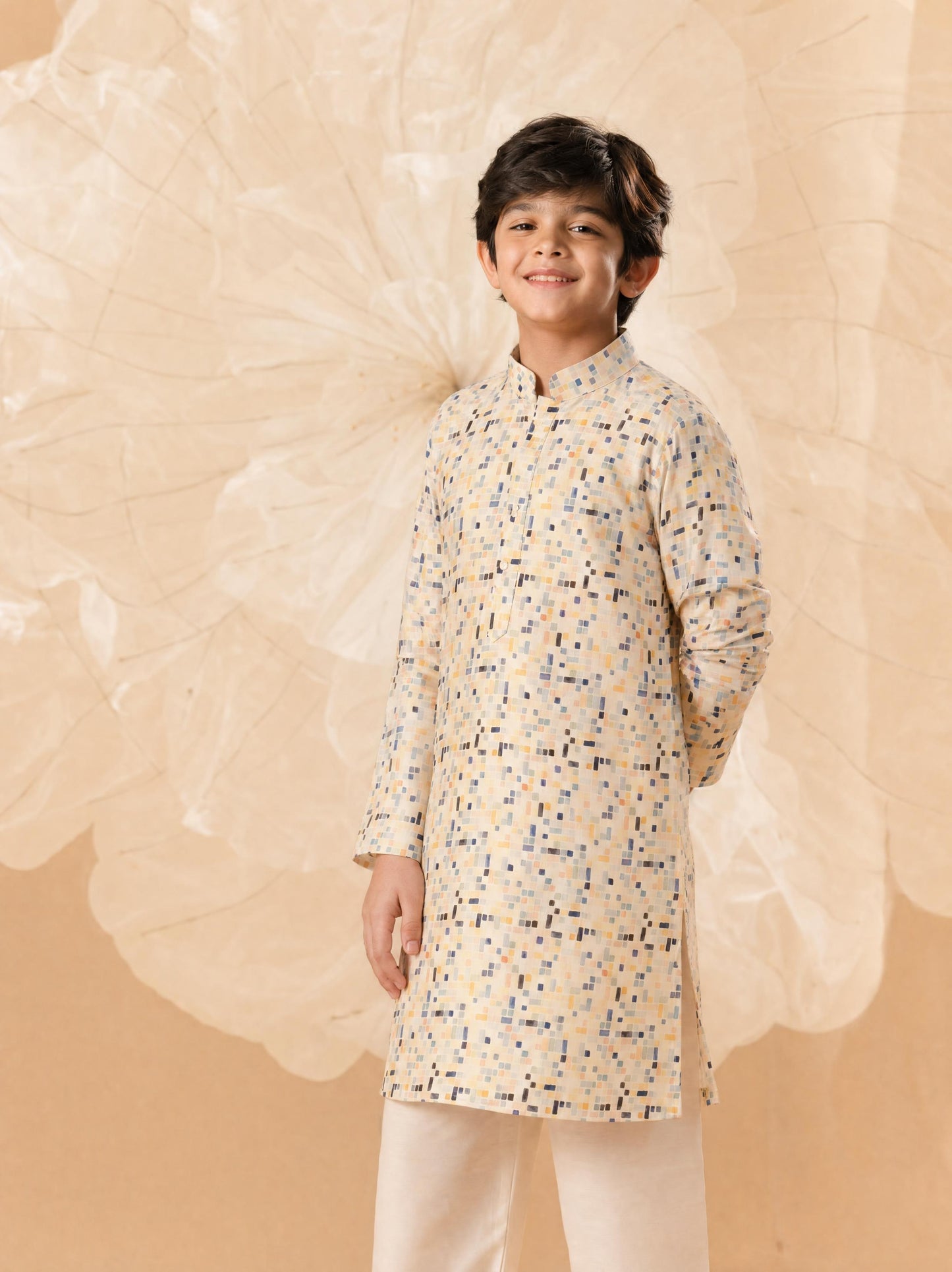 Life In A Box Silk Kurta - Set For Kids