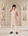 Fish Fable Silk Kurta - Set For Kids