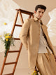 Gulkaar - Silk Embroidery Indo-Western Jacket Shirt Set