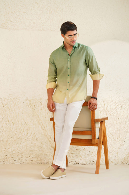 Sun Sage  - Linen Shirt
