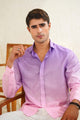 Lilac Dusk   - Linen Shirt