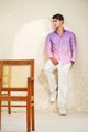 Lilac Dusk   - Linen Shirt