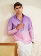 Lilac Dusk   - Linen Shirt