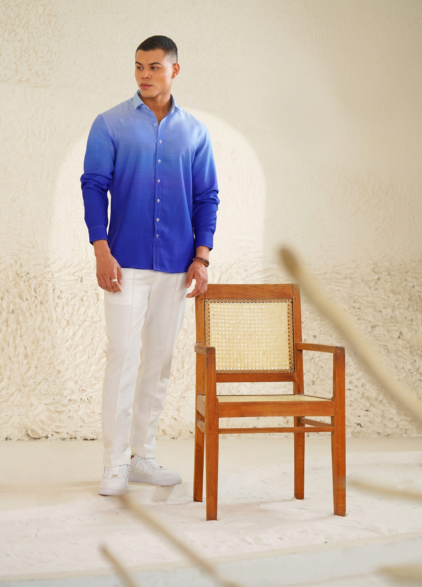 Blue Mirage - Linen Shirt