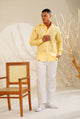 Sand and Sip - Embroidery Linen Shirt