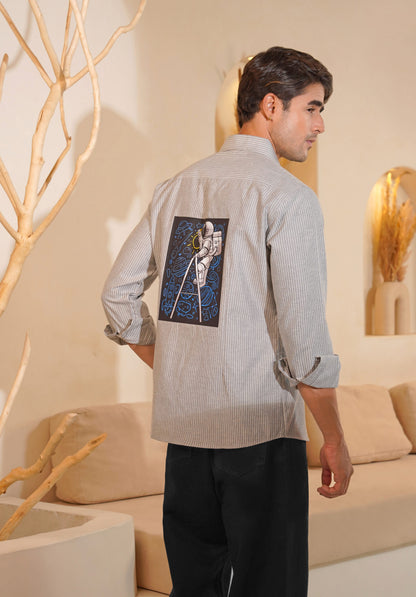 Space Wander - Oxford Cotton Shirt