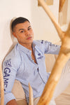 Whimsical Scribbles - Oxford Cotton Shirt