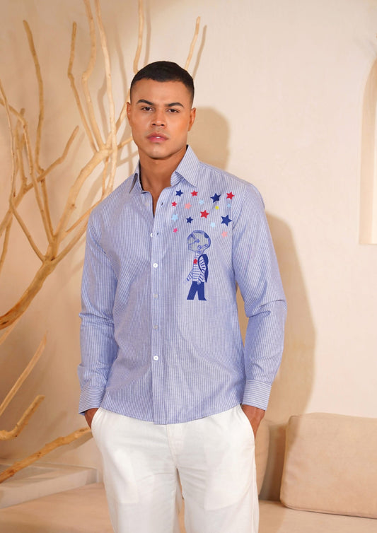 Starboy  - Oxford Cotton Shirt