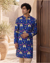 Midnight Safari - Silk Kurta