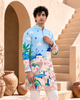 The Mykonos Escape - Silk Kurta