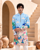 The Mykonos Escape - Silk Kurta