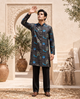 Peacock Arch - Silk Kurta