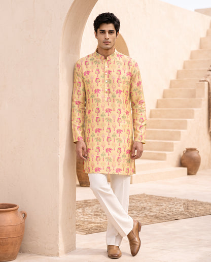 Gaja Meadow - Silk Kurta