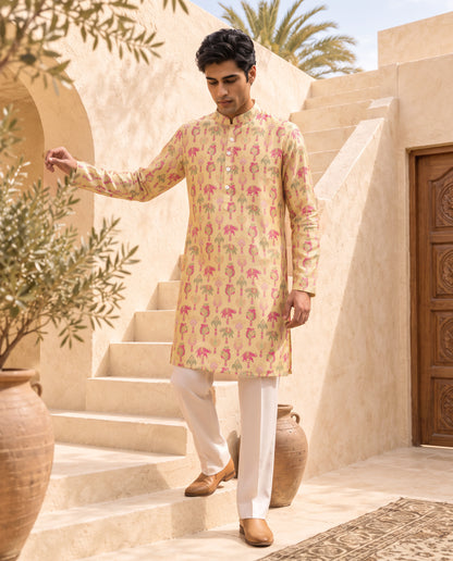 Gaja Meadow - Silk Kurta