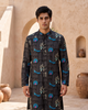 Peacock Arch - Silk Kurta