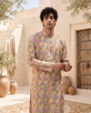 Pastel Prism - Silk Kurta