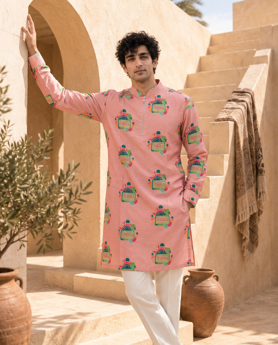 Taquila Theme - Silk Kurta