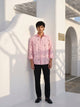 Penguin Tide - Embroidery Linen Shirt
