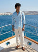 Pacific Purl - Embroidery Linen Shirt