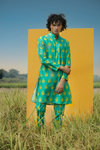 Minty Spade  - Silk Kurta