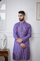 Purple Safari - Silk Kurta