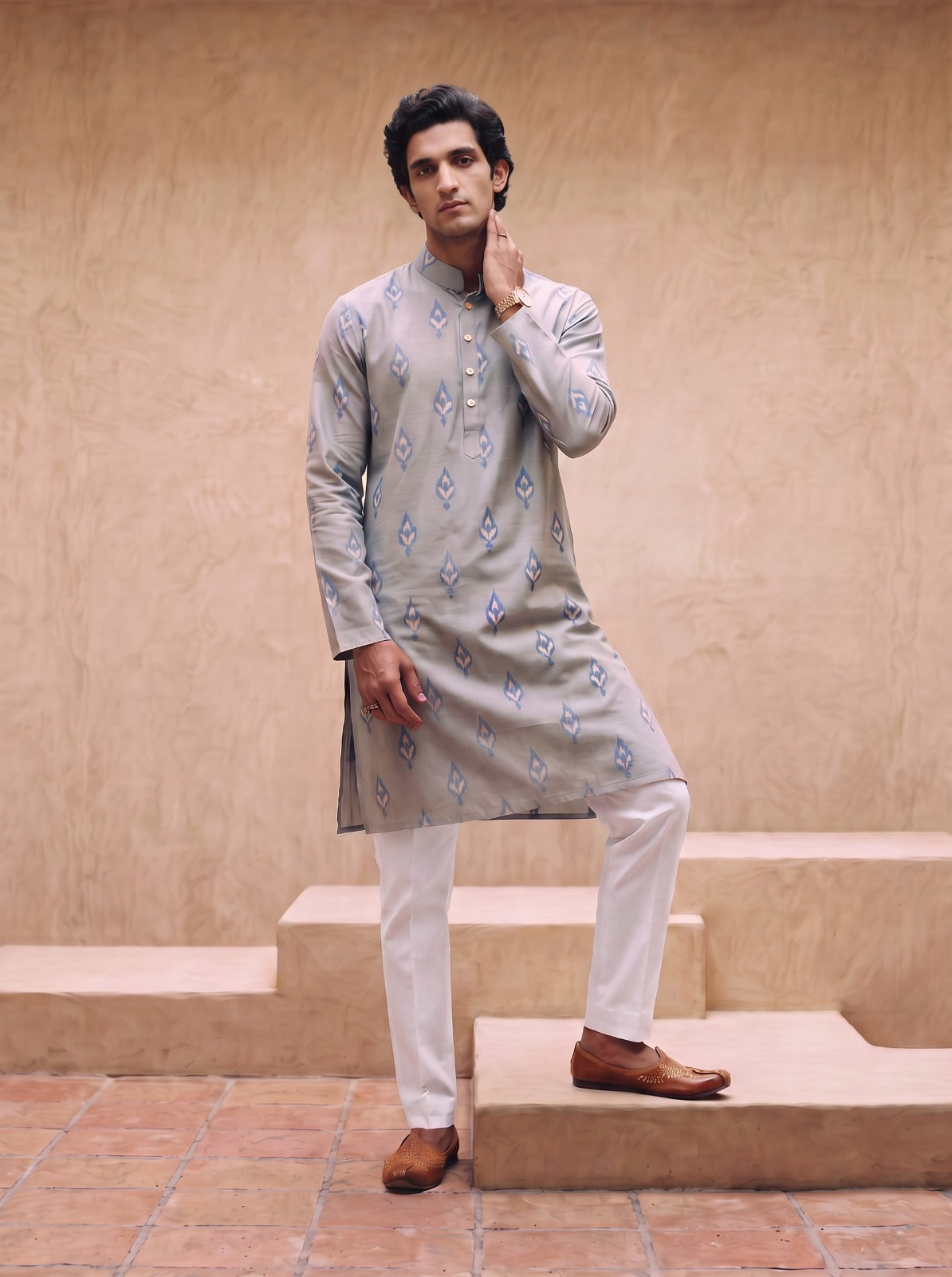 Blue Loom - Silk Kurta