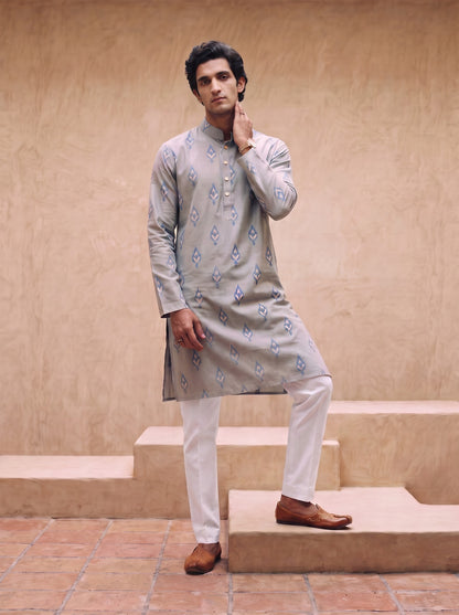 Blue Loom - Silk Kurta