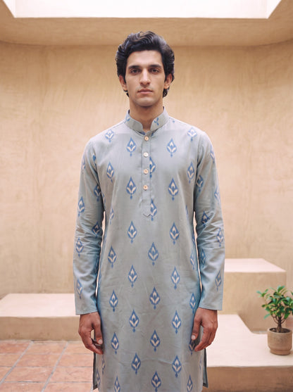 Blue Loom - Silk Kurta