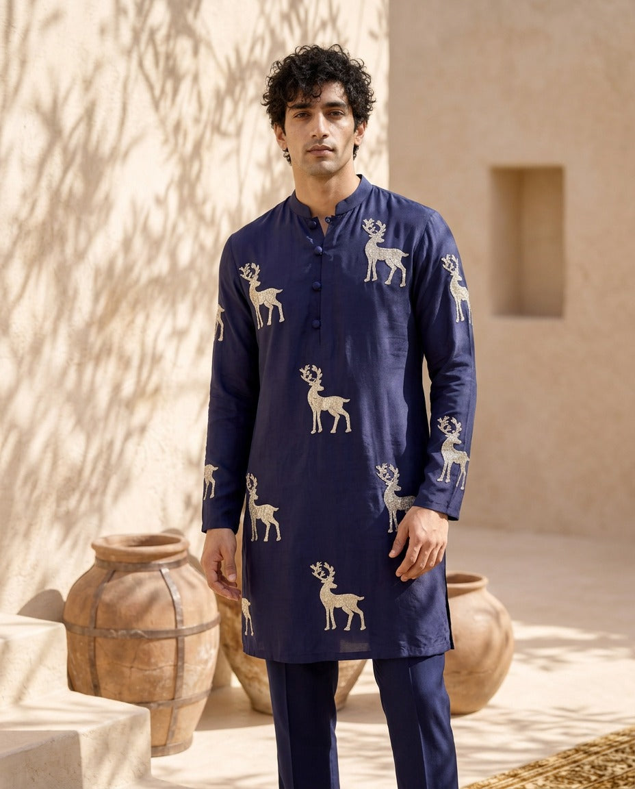 Mirg Sequins Embroidery - Kurta Set